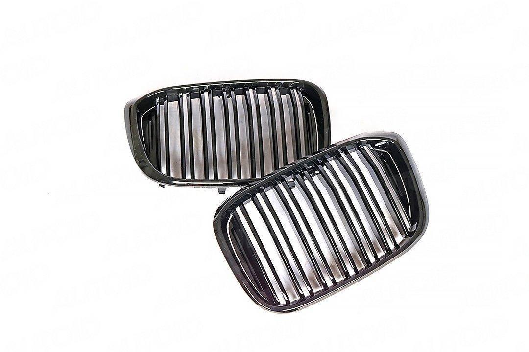 Gloss Black Kidney Grilles for BMW X3 & X4 (2019 - 2022, G01 G02) - Evolve Automotive